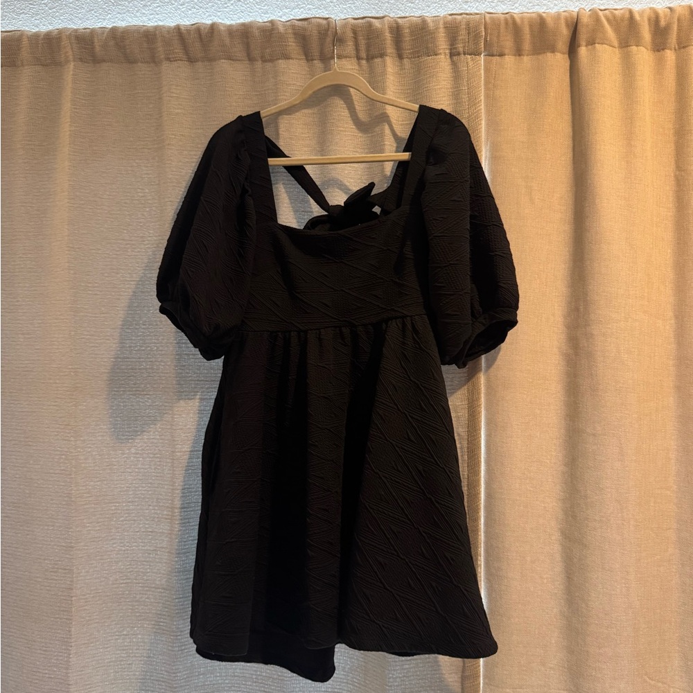 Free People Black Mini Dress